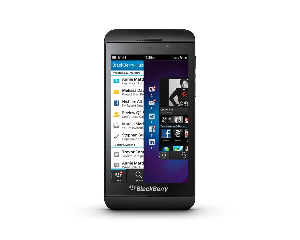 Graph for REVIEW: BlackBerry Z10